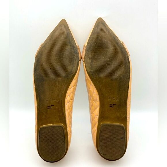 Jorge Bischoff Patent Leather Beige Flats Size 7 - Picture 12 of 12